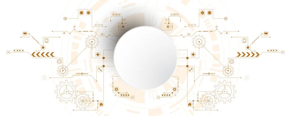 Vector abstract background technology innovation. Stock-Illustration