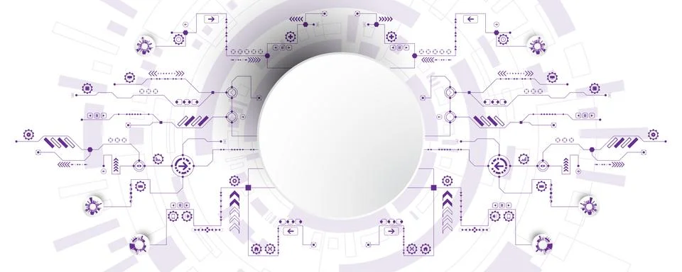 Vector abstract background technology innovation. Stockillustratie