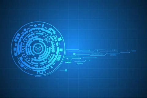 Vector abstract background technology innovation. Illustrazione stock