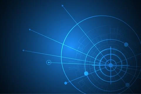 Vector abstract background technology innovation. Stock Illustration