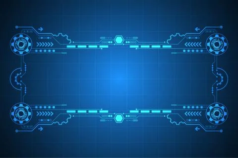 Vector abstract background technology innovation. 스톡 일러스트