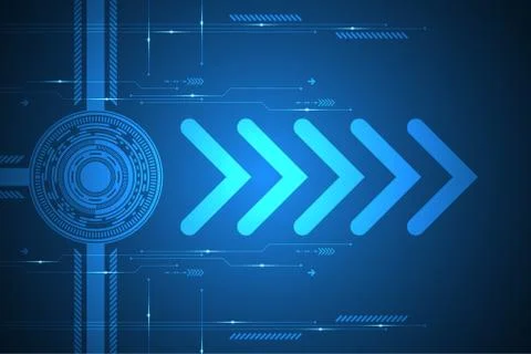 Vector abstract background technology innovation. Stock Illustration