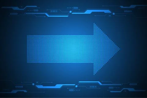 Vector abstract background technology innovation. Stock Illustration