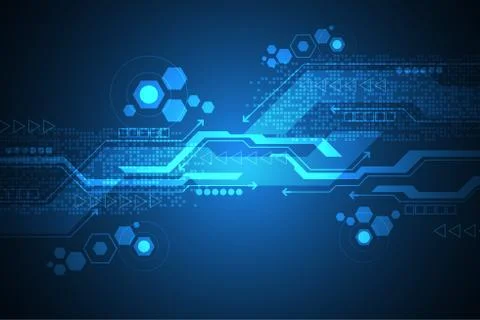 Vector abstract background technology innovation. Stockillustratie