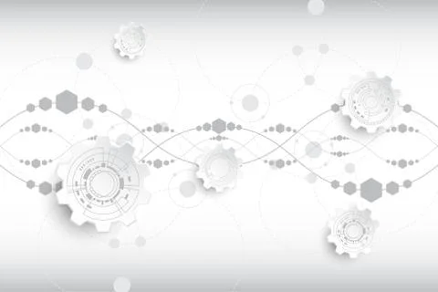 Vector abstract background technology innovation. Ilustração Stock