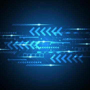 Vector abstract background technology innovation. Stock Illustration