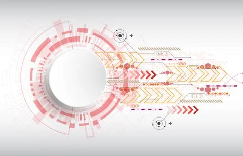 Vector abstract background technology innovation. Stockillustratie