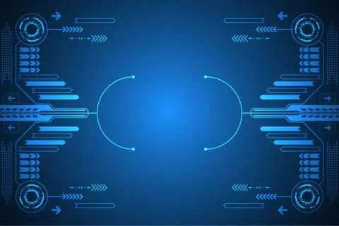 Vector abstract background technology innovation. Stock Illustration