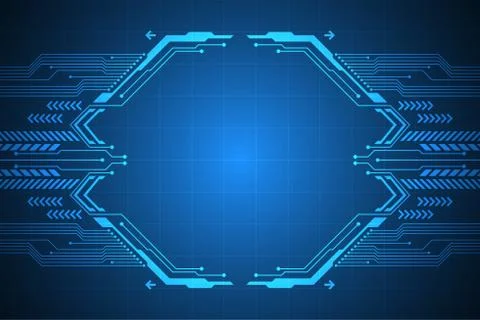 Vector abstract background technology innovation. Stock Illustration