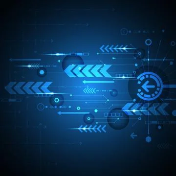 Vector abstract background technology innovation. Stock Illustration