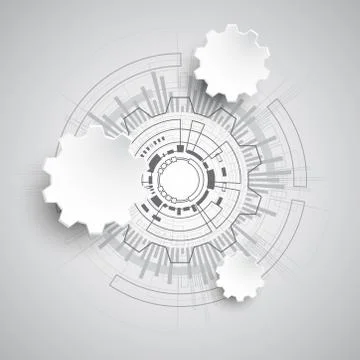 Vector abstract background technology innovation. Stockillustratie