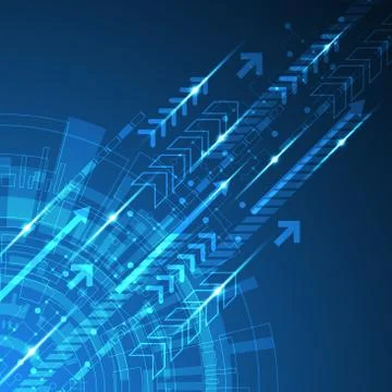 Vector abstract background technology innovation. Stockillustratie