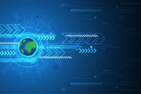 Vector abstract background technology innovation. Stock-Illustration