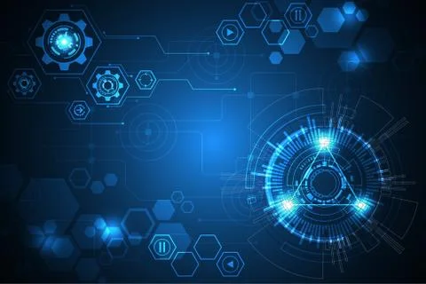 Vector abstract background technology innovation. Stock-Illustration