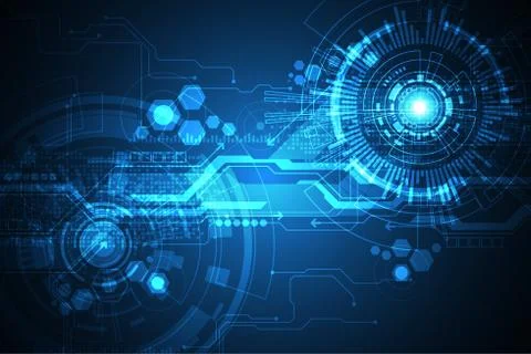 Vector abstract background technology innovation. Stock-Illustration