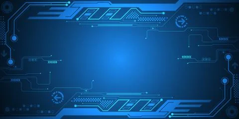 Vector abstract background technology innovation. Stock Illustration