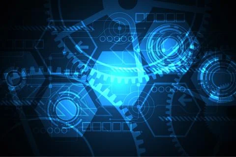 Vector abstract background technology innovation. Ilustração Stock