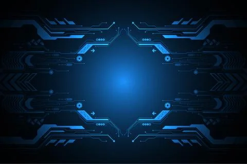 Vector abstract background technology innovation. Stock Illustration