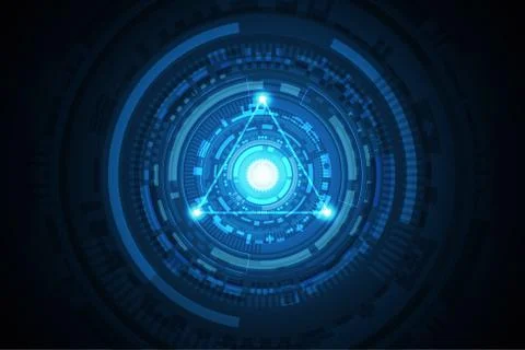 Vector abstract background technology innovation. Stockillustratie