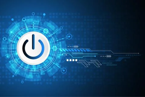 Vector abstract background technology innovation. Stock Illustration