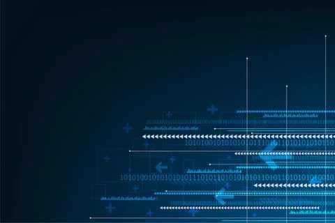 Vector abstract background technology innovation of the future. Illustrazione stock