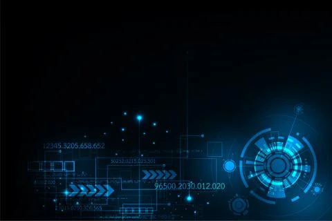 Vector abstract background technology innovation of the future. Ilustração Stock