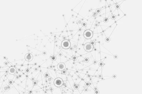 Vector abstract background technology network design. Stock Illustration