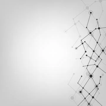 Vector abstract background technology network design. Illustrazione stock