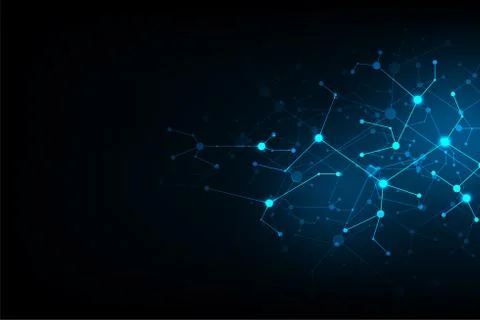 Vector abstract background technology network design. Stock Illustration