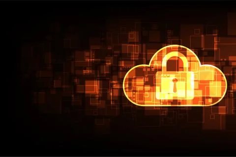 Vector abstract background technology security concept. Stockillustratie