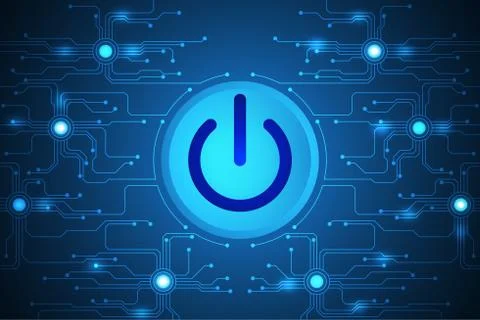 Vector abstract background technology switch. Stock Illustration