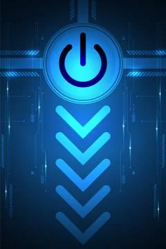 Vector abstract background technology switch design. Stock-Illustration