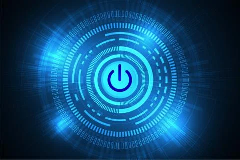 Vector abstract background technology switch design. Stockillustratie