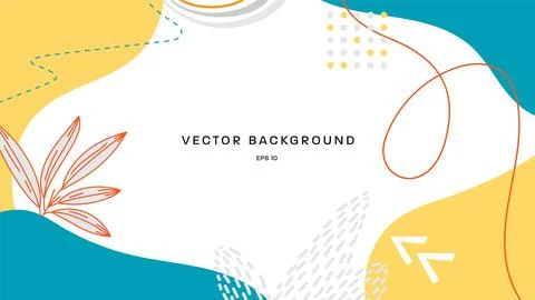 Vector abstract background template. Stock Illustration