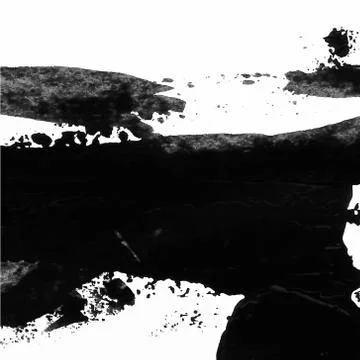 Vector abstract background texture brush stroke hand painted with acrylic pai Stock Illustration