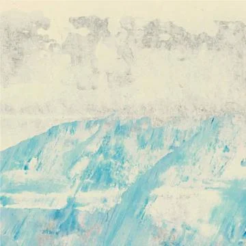 Vector abstract background texture brush stroke hand painted with acrylic pai Stock Illustration