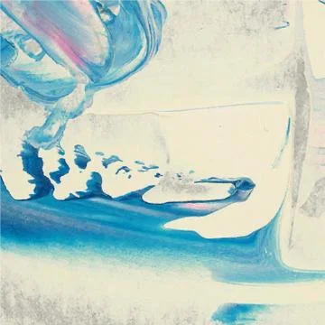 Vector abstract background texture brush stroke hand painted with acrylic pai Stock Illustration