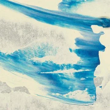 Vector abstract background texture brush stroke hand painted with acrylic pai Stock Illustration