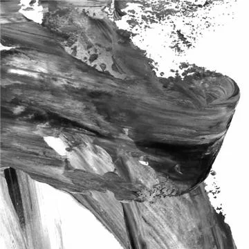 Vector abstract background texture brush stroke hand painted with acrylic pai Stock Illustration