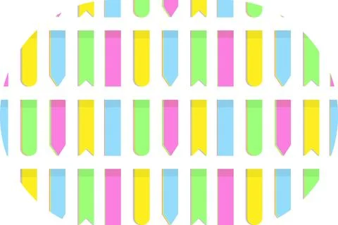 Vector Abstract background texture of colorful pattern elliptical shape of note Illustrazione stock