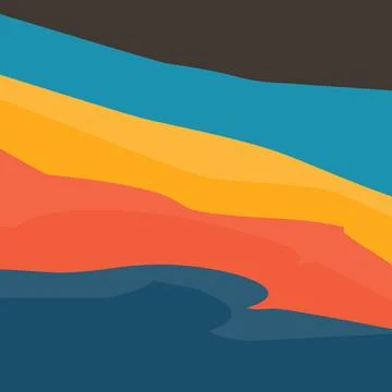 Vector Abstract background texture of lines in trendy retro shades. Autumn Illustrazione stock