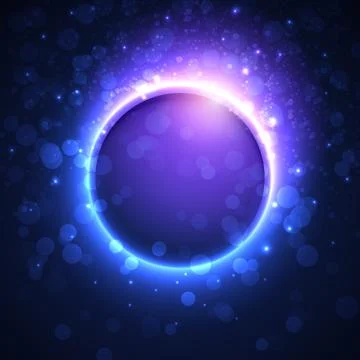 Vector abstract background with transparent sphere Stock Illustration