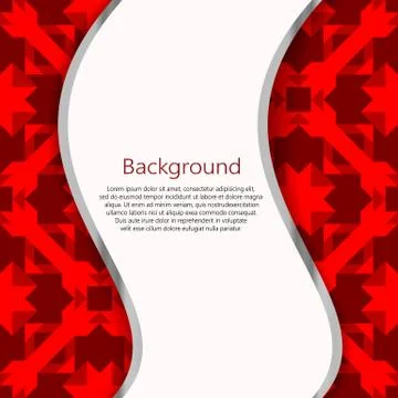 Vector abstract background. Vector booklet list Illustrazione stock