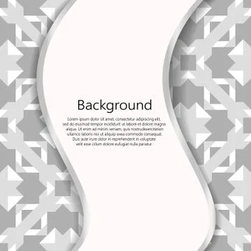 Vector abstract background. Vector booklet list Illustrazione stock