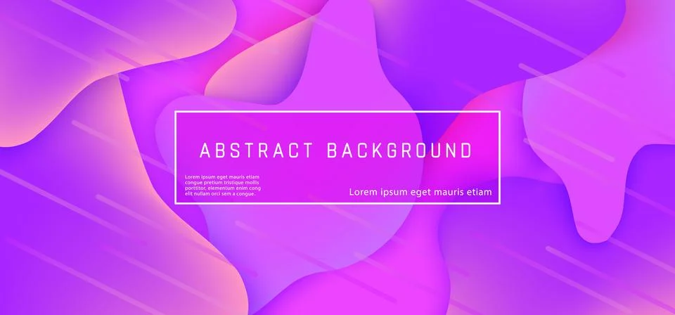 Vector abstract background wave motion flow purple Stock Illustration