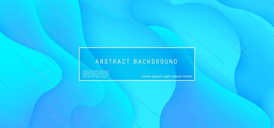 Vector abstract background wave motion flow blue Stock Illustration