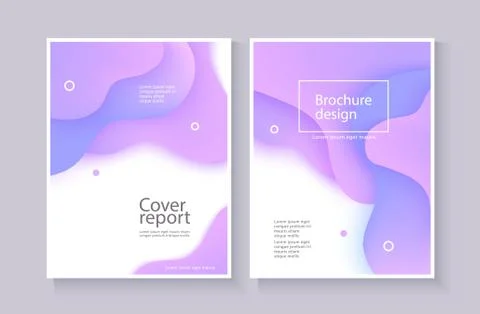 Vector abstract background wave motion flow purple Stock Illustration