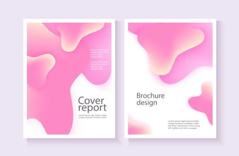 Vector abstract background wave motion flow purple Stock Illustration
