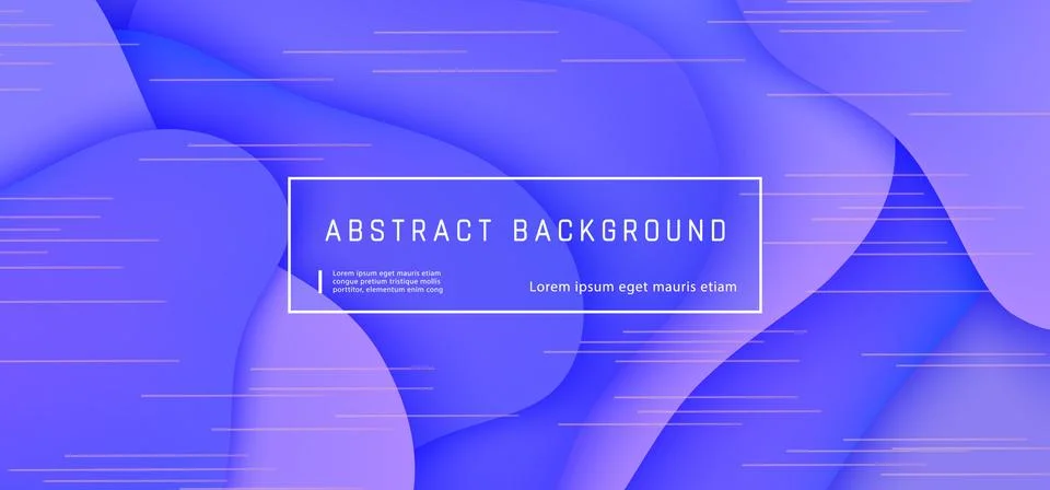 Vector abstract background wave motion flow blue Stock Illustration