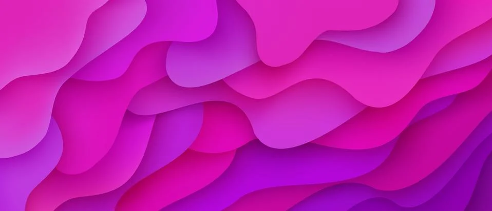 Vector abstract background wave motion flow purple Stock Illustration